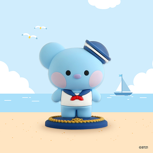 Stan N37 Exclusive - BT21 Marine Series: 2 Inch Figure & Keychain Collector's Set