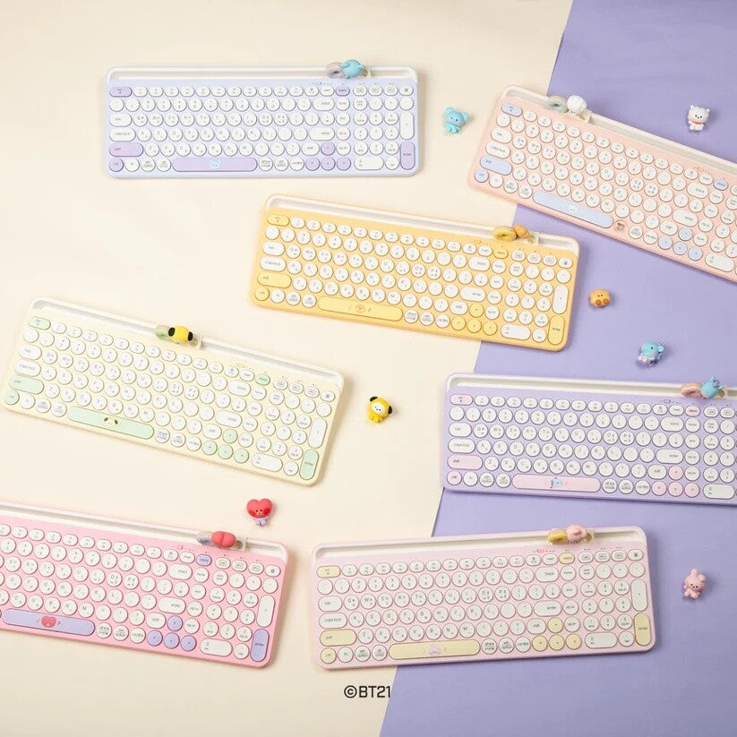 BT21 RJ minini Multi-Pairing Wireless Keyboard