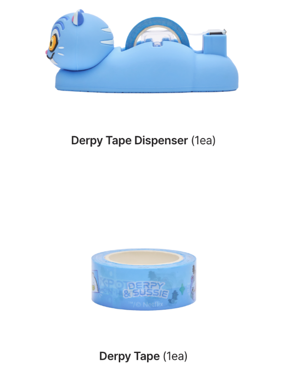 KPOP Demon Hunters - Derpy Tape Dispenser Set