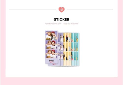 TWICE [WHAT IS LOVE?] 5th Mini Album Random Ver CD+P.Book+Card+Sticker+Tracking Number