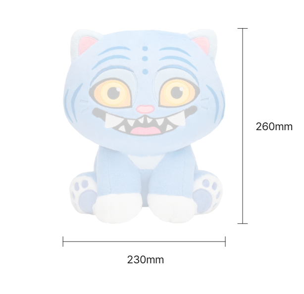 KPOP Demon Hunters - Derpy Sitting Plush (Medium 25cm / Large 40cm) and Sussie Magnetic Plush(Sold Separately)