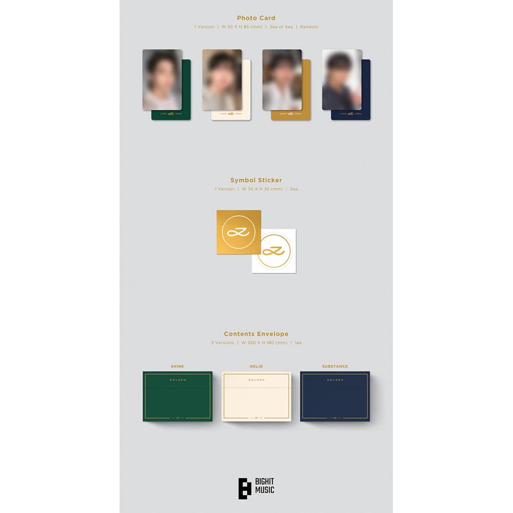 BTS JUNGKOOK GOLDEN 1st Solo Album (SOLID)