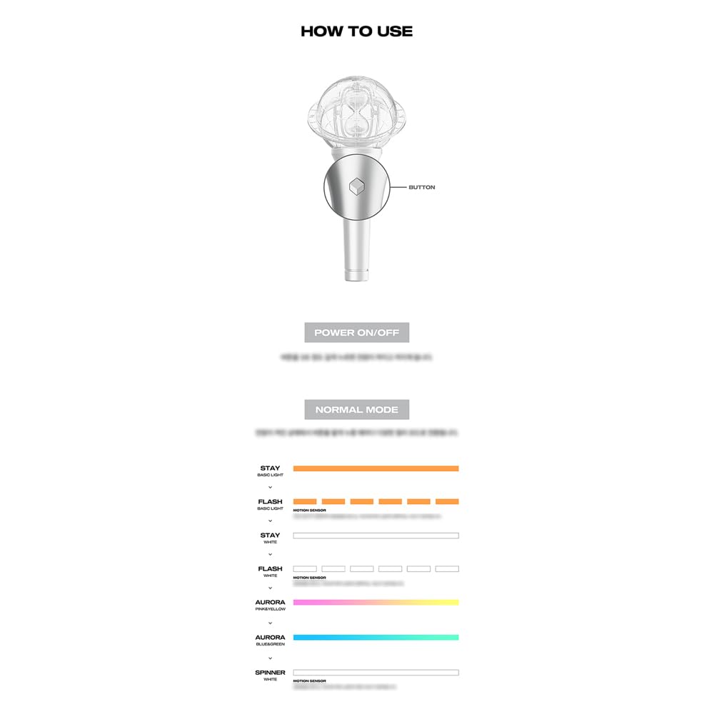 ATEEZ Official Lightstick Ver 3 LIGHTINY Concert Merch with Wrist Strap & Photocard Set