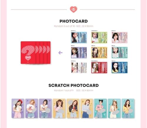 TWICE [WHAT IS LOVE?] 5th Mini Album Random Ver CD+P.Book+Card+Sticker+Tracking Number