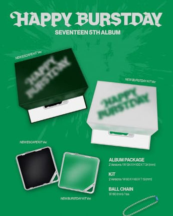 SEVENTEEN Happy Burstday [KiT Ver.] 5th Album (Random ver.)