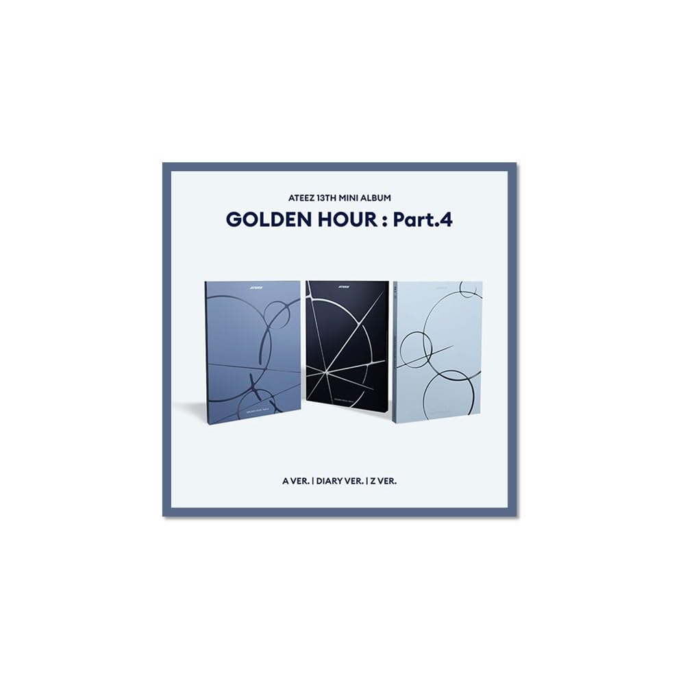 ATEEZ GOLDEN HOUR : Part.4 [Standard Ver.] 13th Mini Album (Random Ver.)