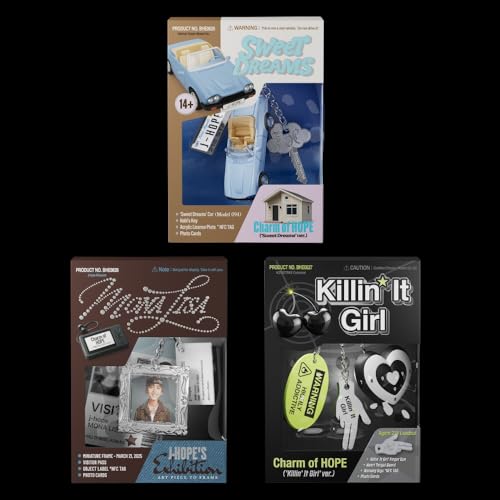 J-HOPE Charm of HOPE 3 Version Set Official Smart Album