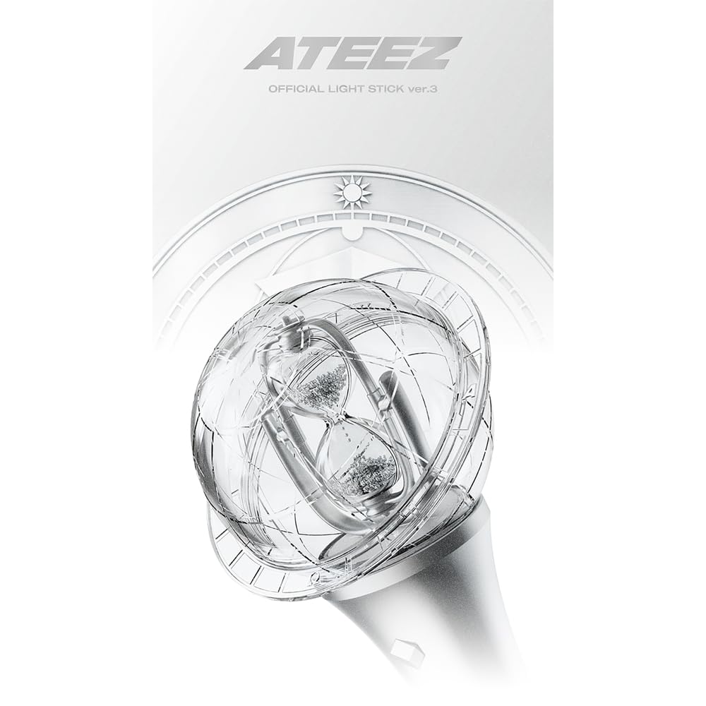 ATEEZ Official Lightstick Ver 3 LIGHTINY Concert Merch with Wrist Strap & Photocard Set
