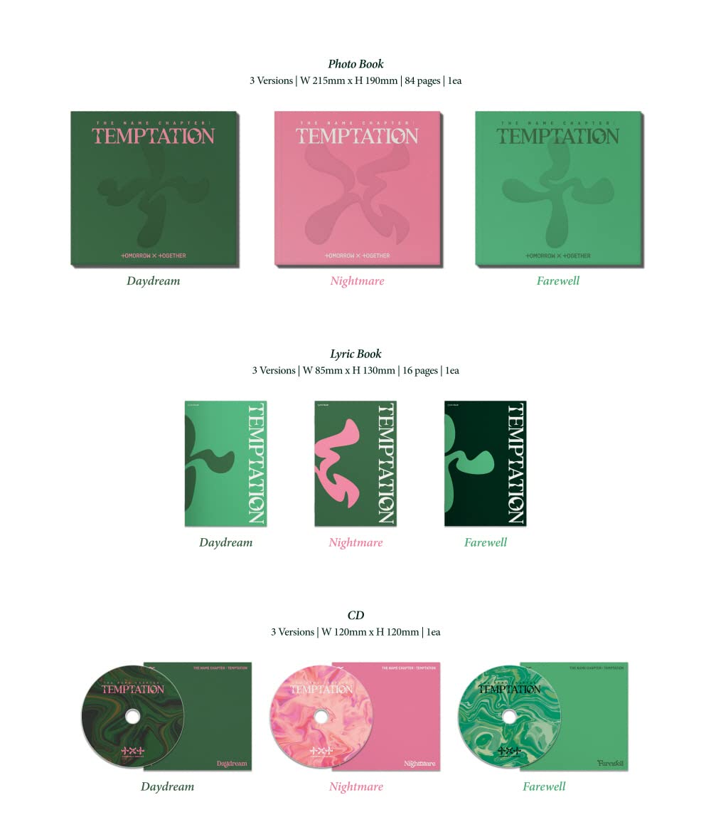 Tomorrow X Together TXT - The Name Chapter : Temptation Album (Random ver.)