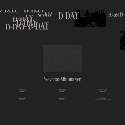 Agust D (SUGA) – D-DAY Weverse Albums Version