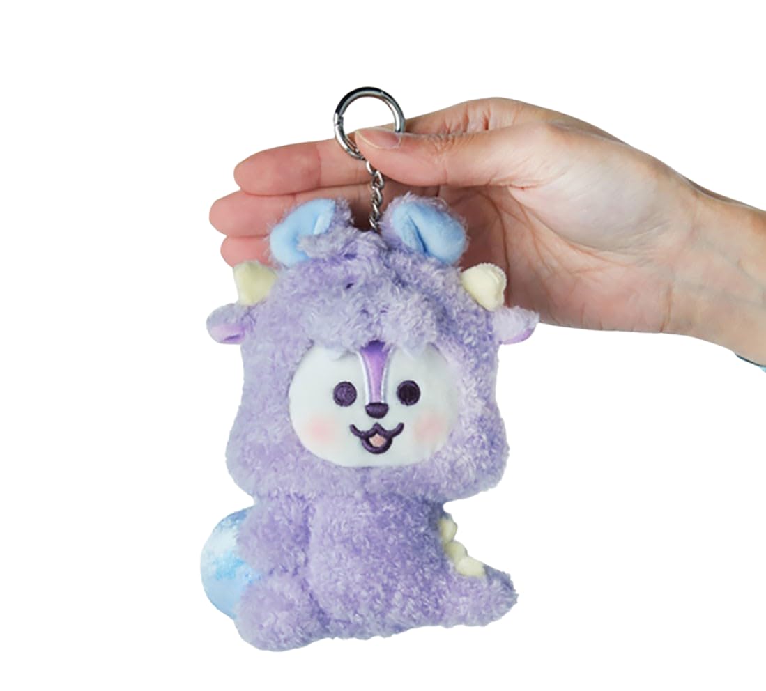 BT21 KPOP J-Hope Unmasked Mang Character Keychain Keyring Collection + J-HOPE Photocards Included (Dragon Mang)