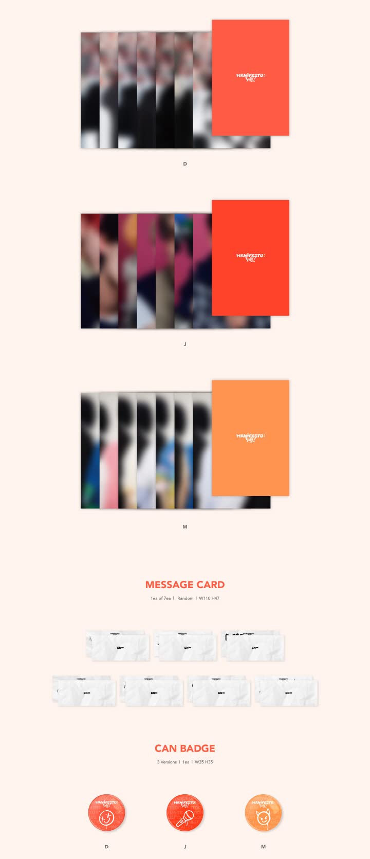 ENHYPEN – Manifesto : Day 1 (Random Ver.) – 4th Mini Album