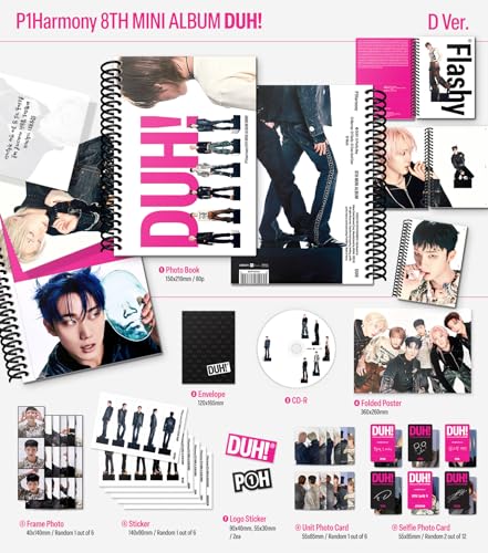 P1Harmony - 8th Mini Album Duh! CD (Random ver.)