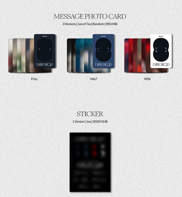 ENHYPEN DARK BLOOD Photobook 3 Ver SET