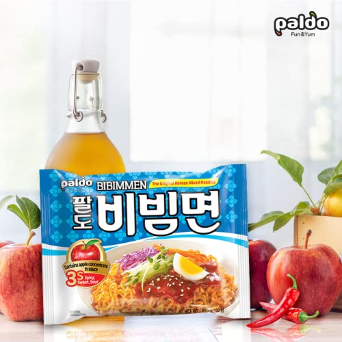 Paldo Bibim Cold Noodle Instant Ramen 5 pack