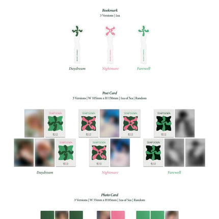 TXT The Name Chapter : TEMPTATION 5th Mini Album CD SET (Daydream+Nightmare+Farewell)