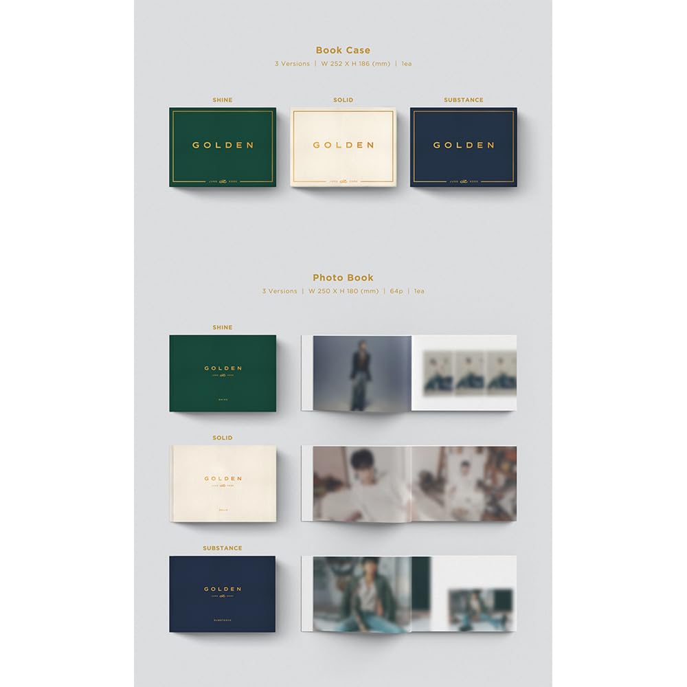 BTS JUNGKOOK GOLDEN 1st Solo Album (SOLID)