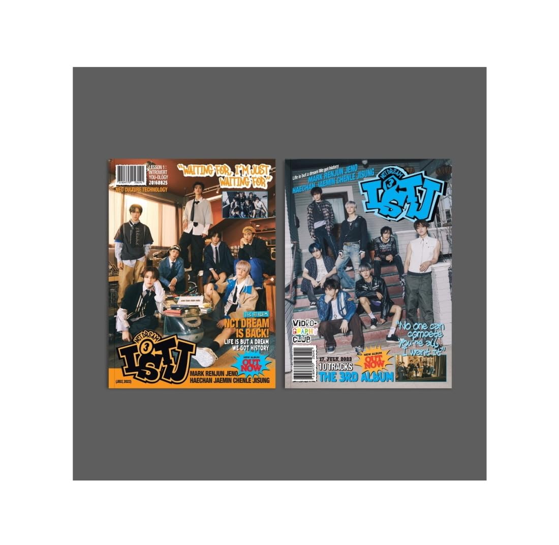 NCT DREAM Vol 3 ISTJ Photobook CD Random Version Official