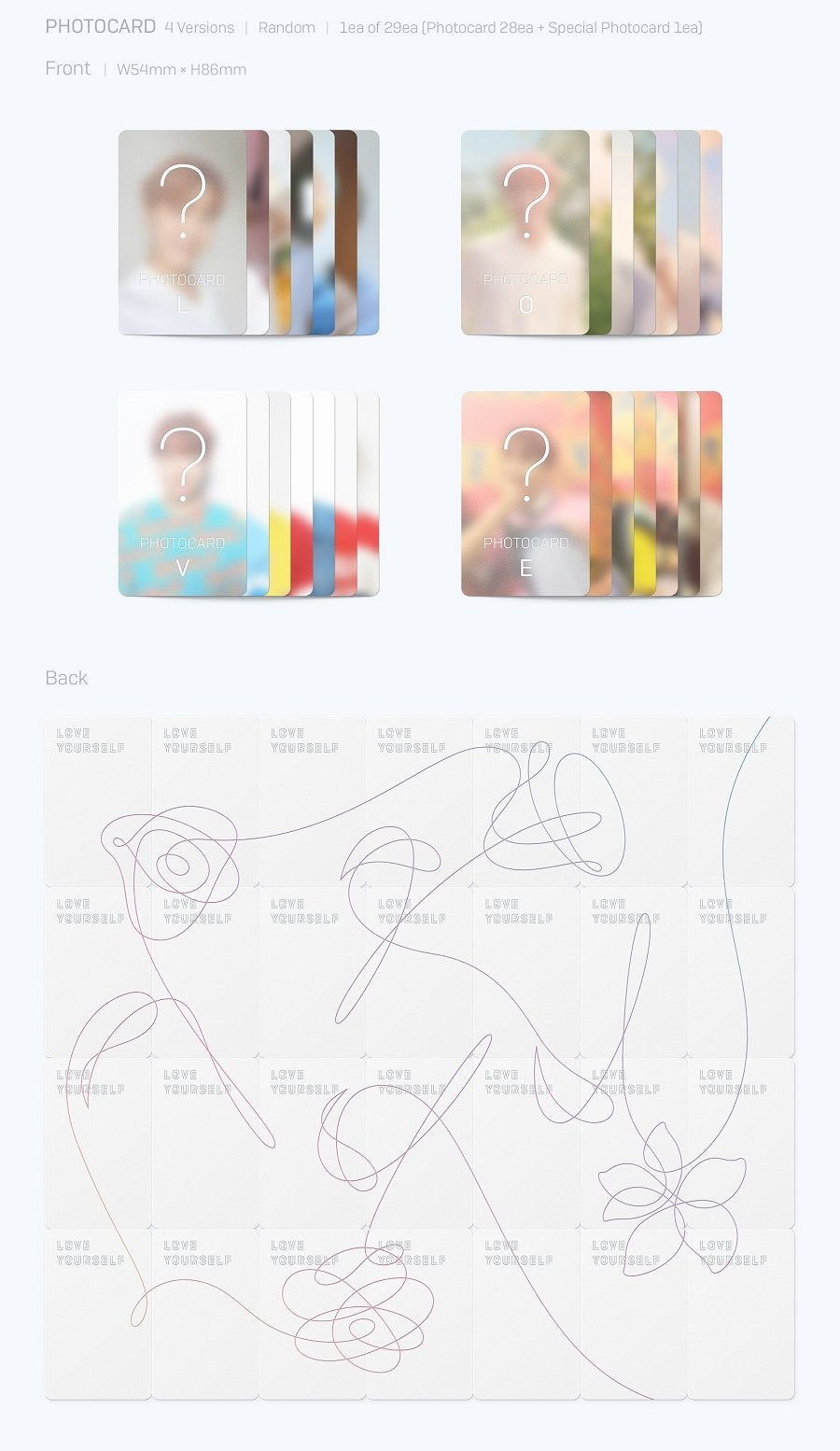 BTS - LOVE YOURSELF 承 [Her] [Random ver.]