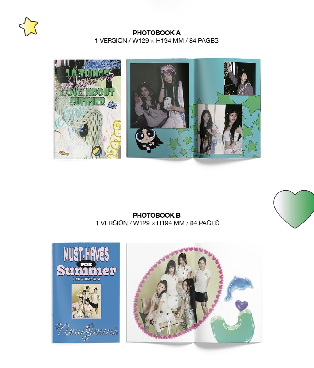 NewJeans - Get Up [The Powerpuff Girls X NJ Box ver.] Album (2 ver. Set)