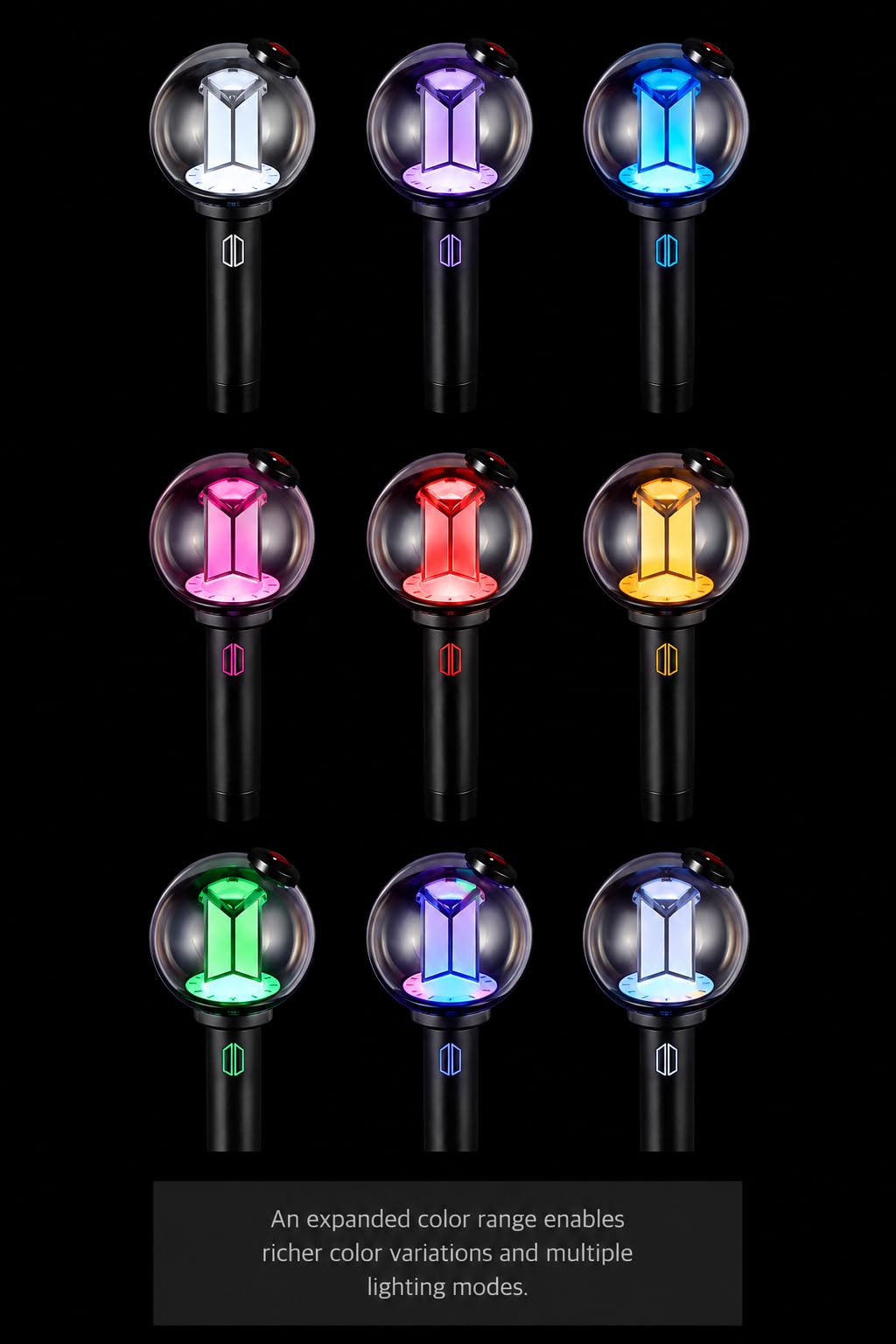 BTS Official LIGHTSTICK VER.4 + 7 Official Photocards Set