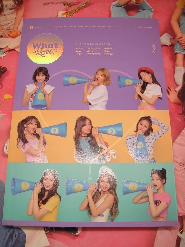 TWICE [WHAT IS LOVE?] 5th Mini Album Random Ver CD+P.Book+Card+Sticker+Tracking Number