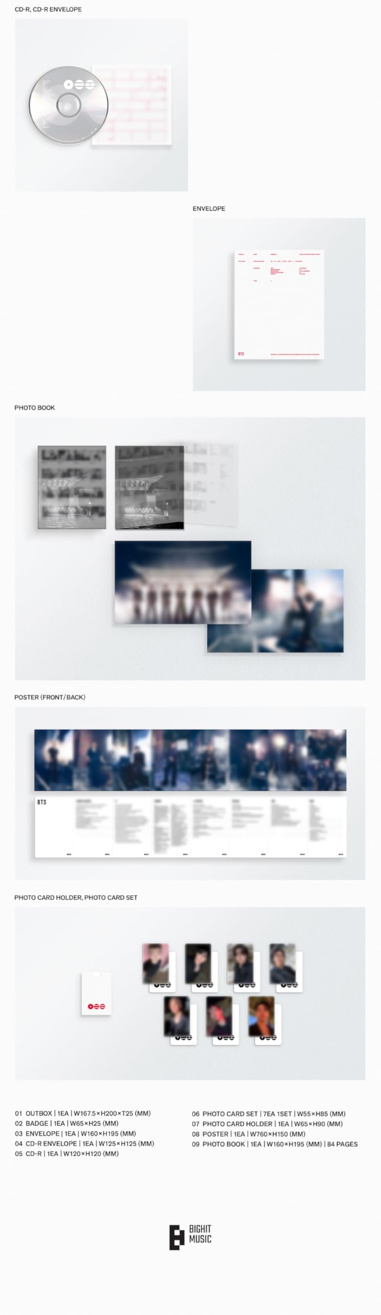 (3 Ver Set:1Standard+Legend+WeverseAlbums) BTS ARIRANG 5th Album