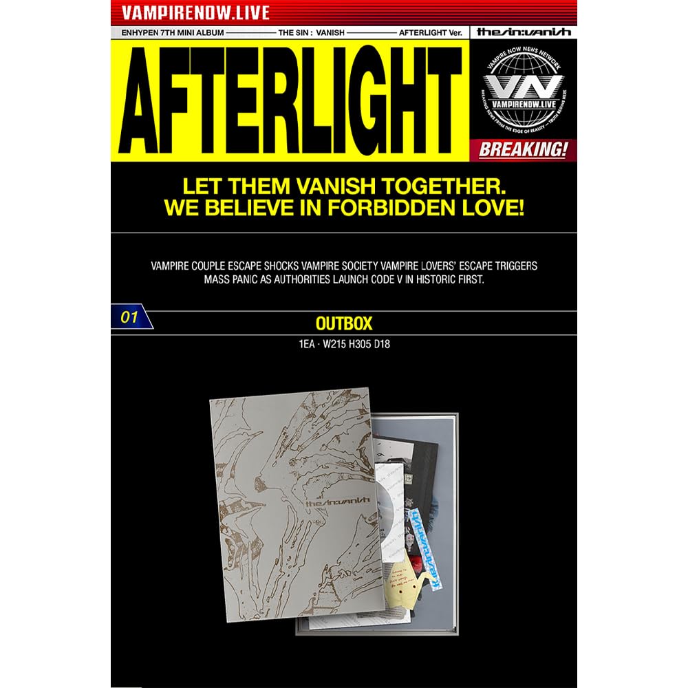 ENHYPEN [7th Mini Photobook Album THE SIN : VANISH](AFTERLIGHT Ver.)