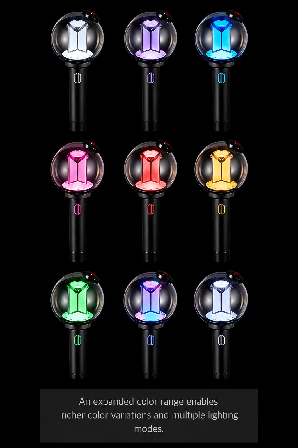 BTS Official LIGHTSTICK VER.4 + 7 Official Photocards Set