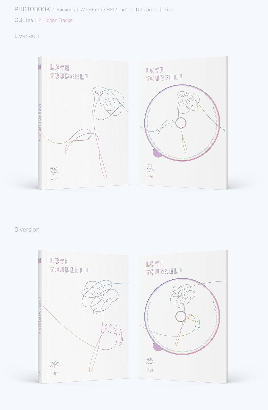 BTS - LOVE YOURSELF 承 [Her] [Random ver.]