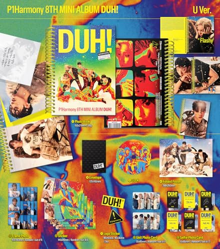 P1Harmony - 8th Mini Album Duh! CD (Random ver.)
