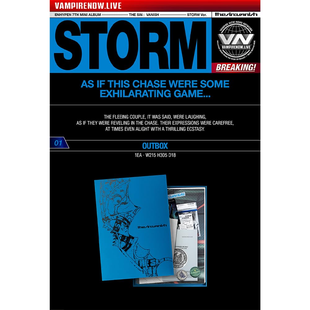 ENHYPEN [7th Mini Photobook Album THE SIN : VANISH](STORM Ver.)