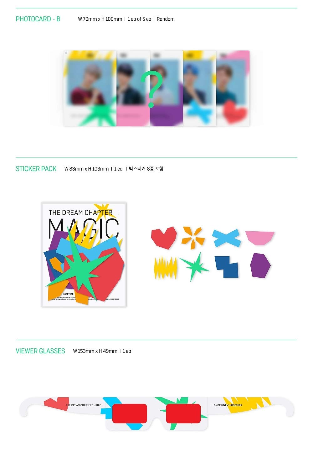 Bighit Ent Tomorrow X Together TXT - The Dream Chapter : Magic [Random ver.]