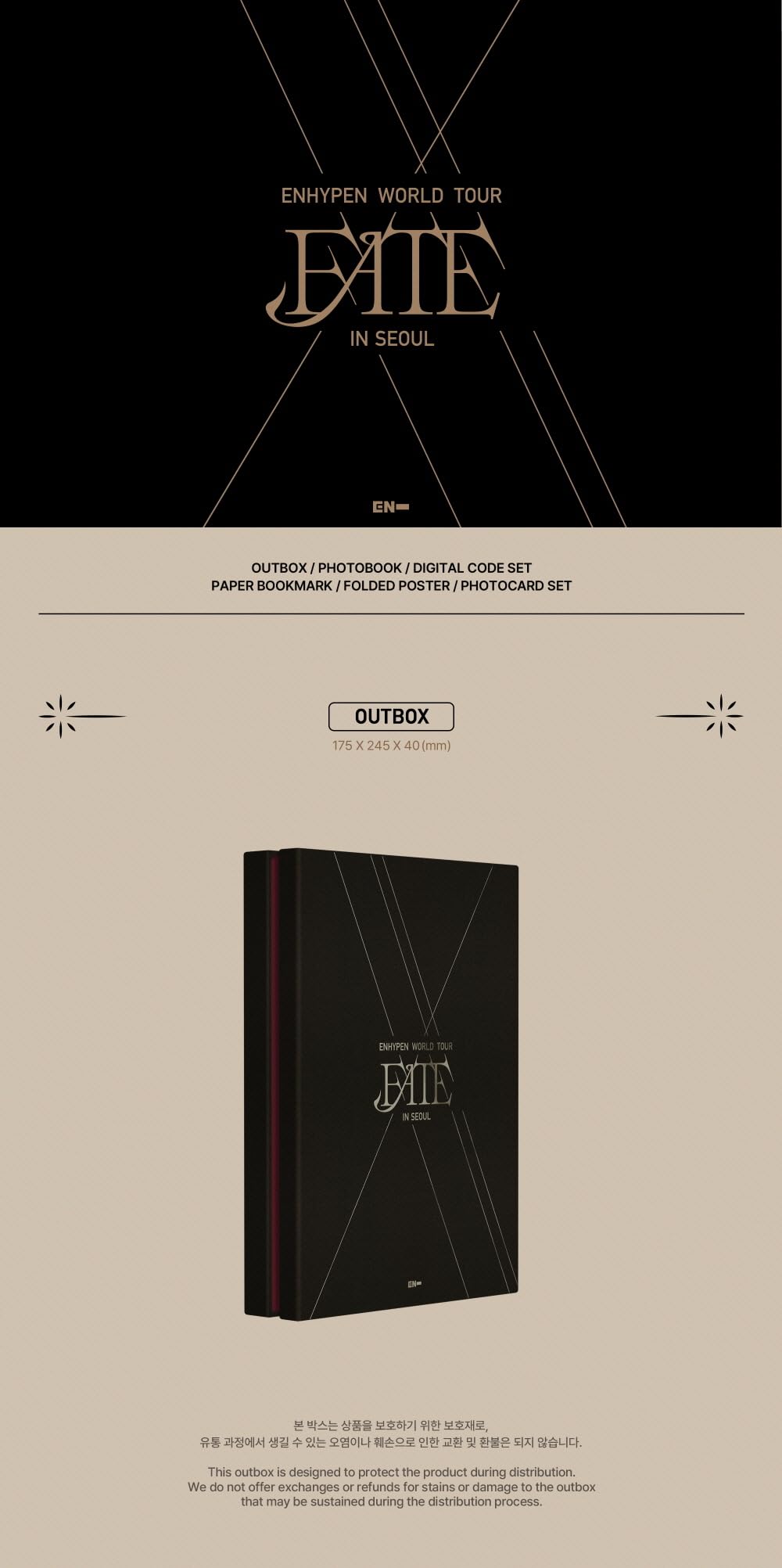 ENHYPEN WORLD TOUR FATE IN SEOUL [FATE] IN SEOUL