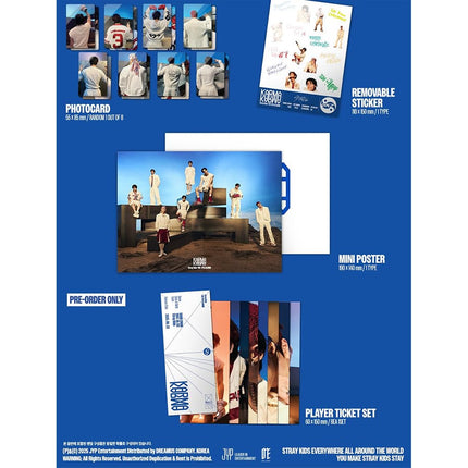 Stray Kids KARMA Standard Ver. A — front cover detail, member photo