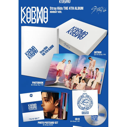 Stray Kids KARMA Standard Ver. B — front cover detail, member photo