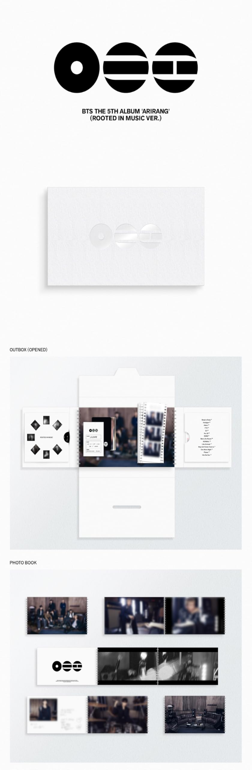 BTS ARIRANG 3-Version Set – Standard, Legend & Weverse – Stan N37