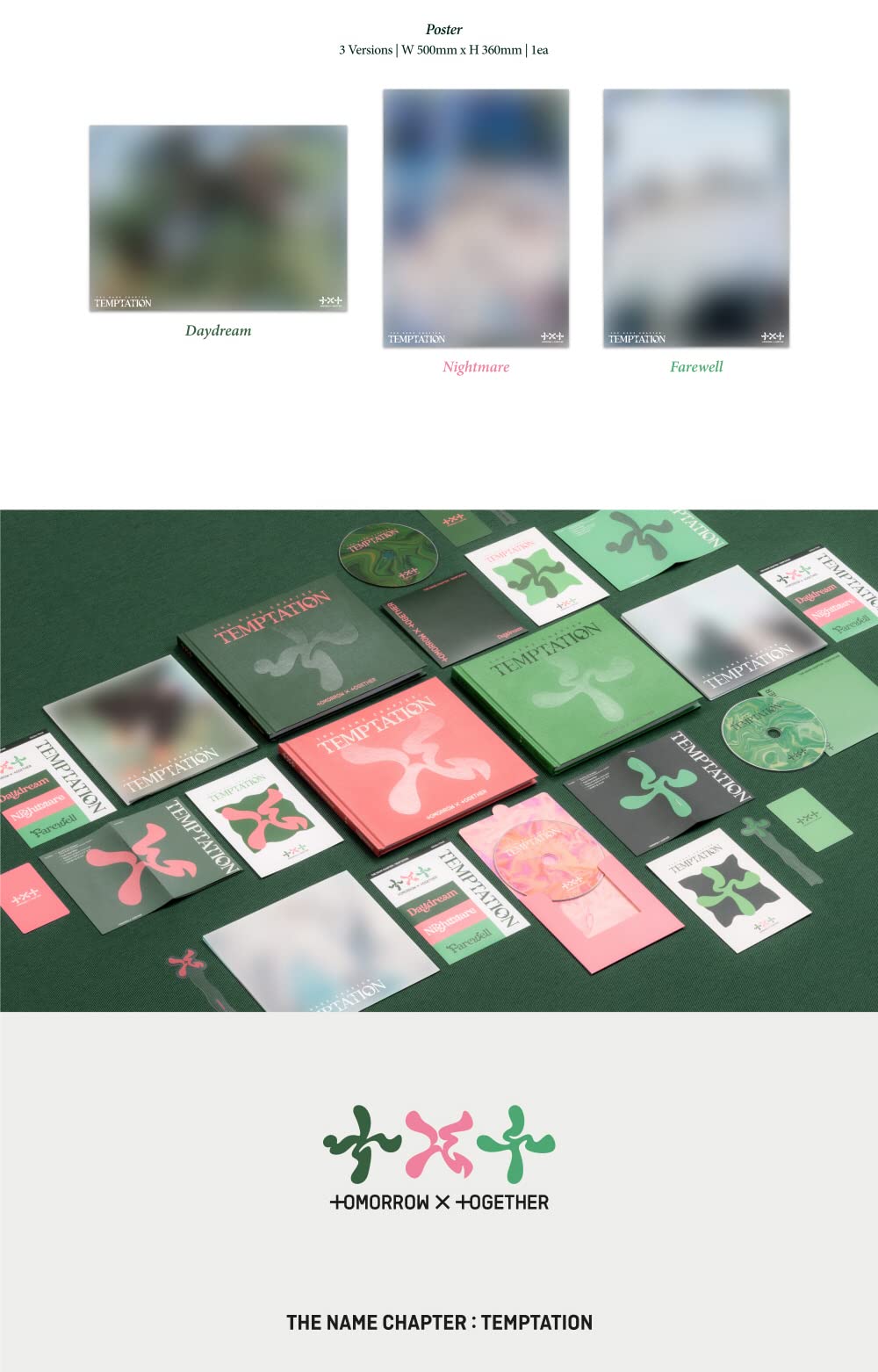 Tomorrow X Together TXT - The Name Chapter : Temptation Album (Random ver.)