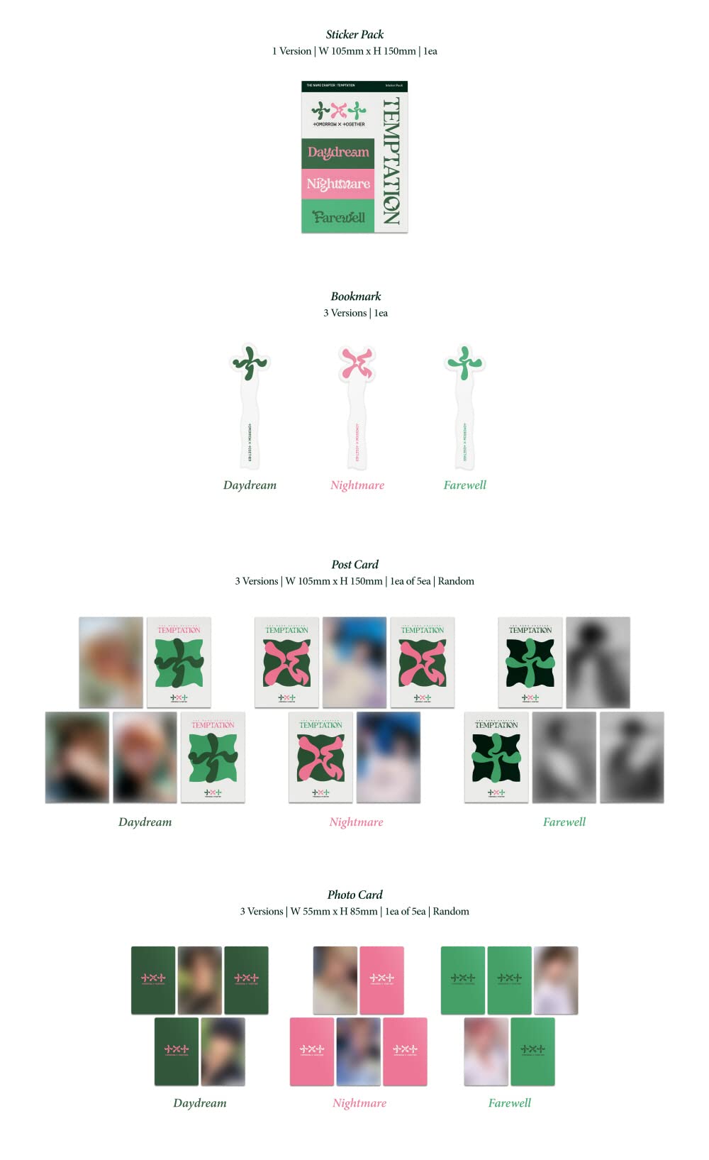 Tomorrow X Together TXT - The Name Chapter : Temptation Album (Random ver.)