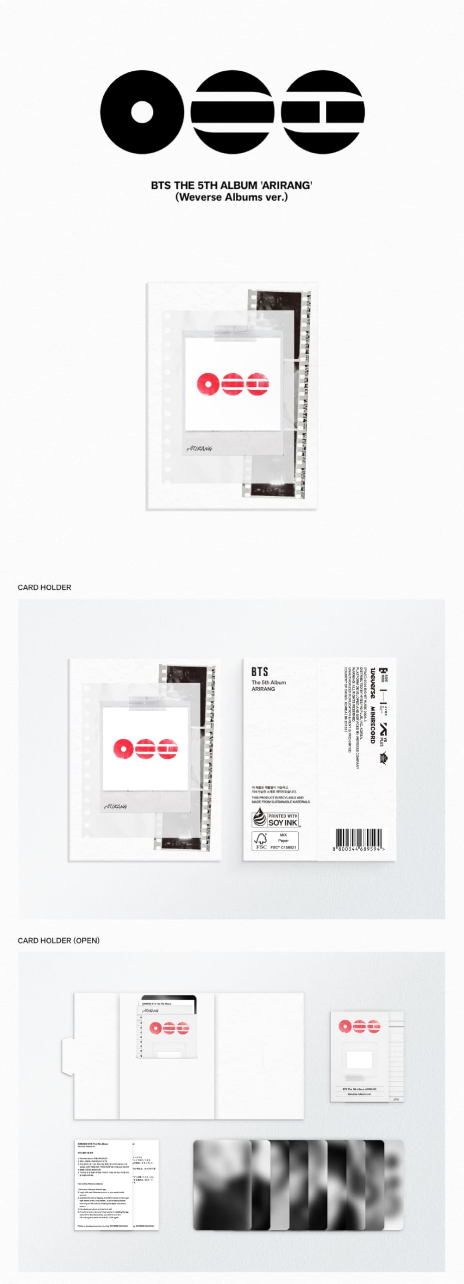 ARIRANG 3-Version Album Set | BTS Official Album | K-POP – Stan N37