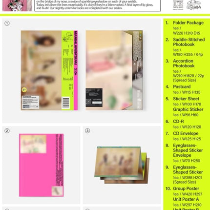 ILLIT MAMIHLAPINATAPAI 4th Mini Album Standard 3 Version Set(GRWM+IT'S ME+FREE RIDER)