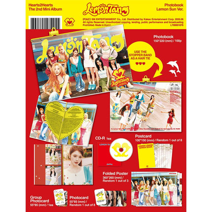 HEARTS2HEARTS - 2nd Mini Album [LEMON TANG] (PHOTOBOOK VER.)