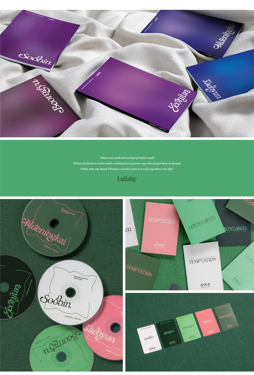 TOMORROW X TOGETHER TXT - THE NAME CHAPTER : TEMPTATION [Lullaby ver.] Album (Random ver.)