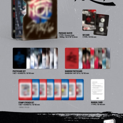 Stray Kids HOP 3-Set — SKZHOP cover detail, Stray Kids members