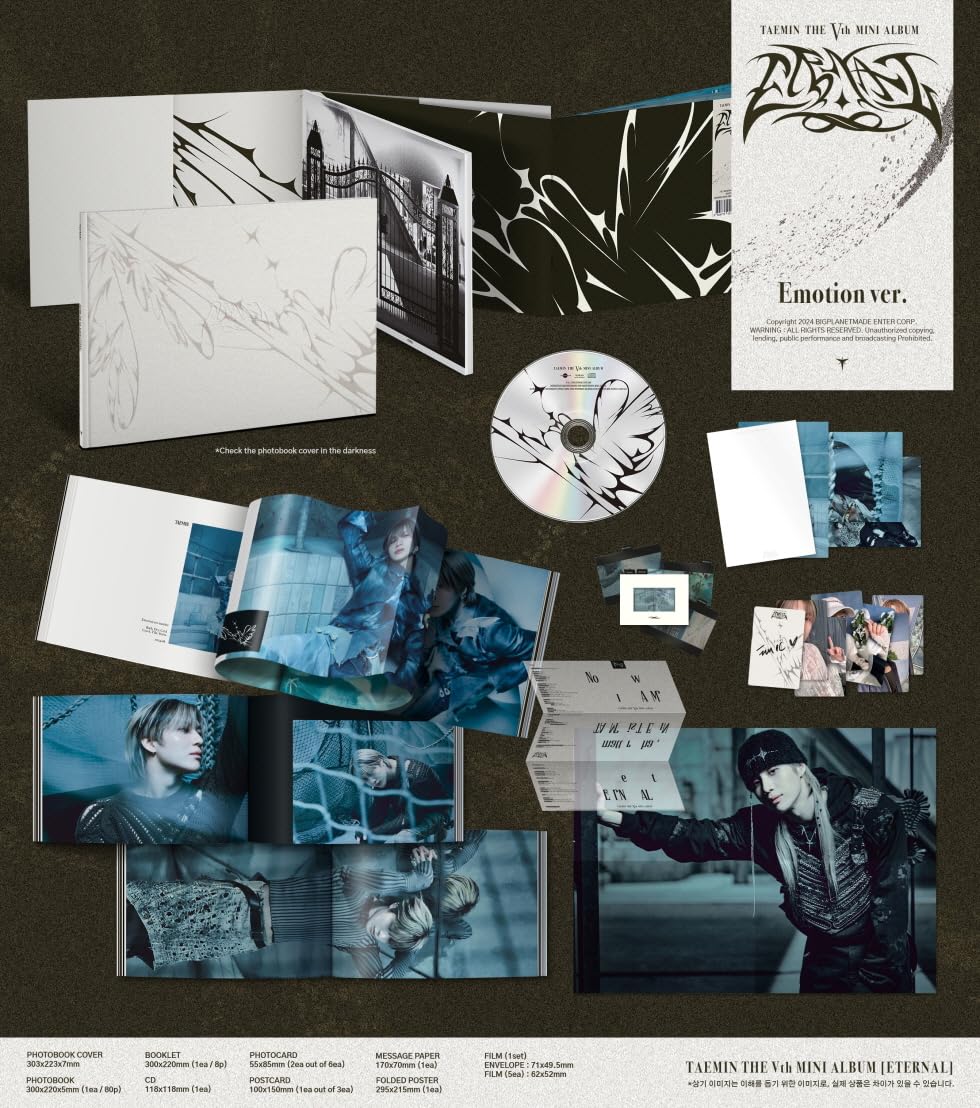 TAEMIN - ETERNAL 5th Mini Album (Random Ver. Emotion/Motion)