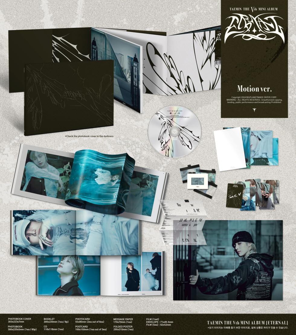 TAEMIN - ETERNAL 5th Mini Album (Random Ver. Emotion/Motion)