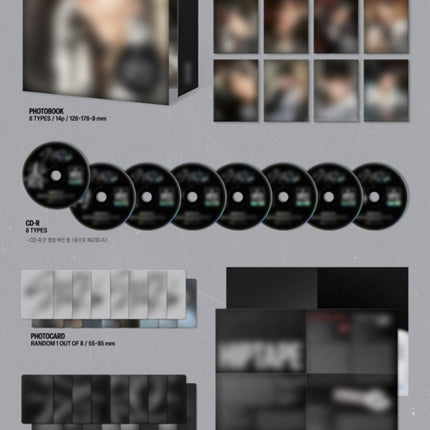 Stray Kids HOP 3-Set — NEMO cover detail, Stray Kids members