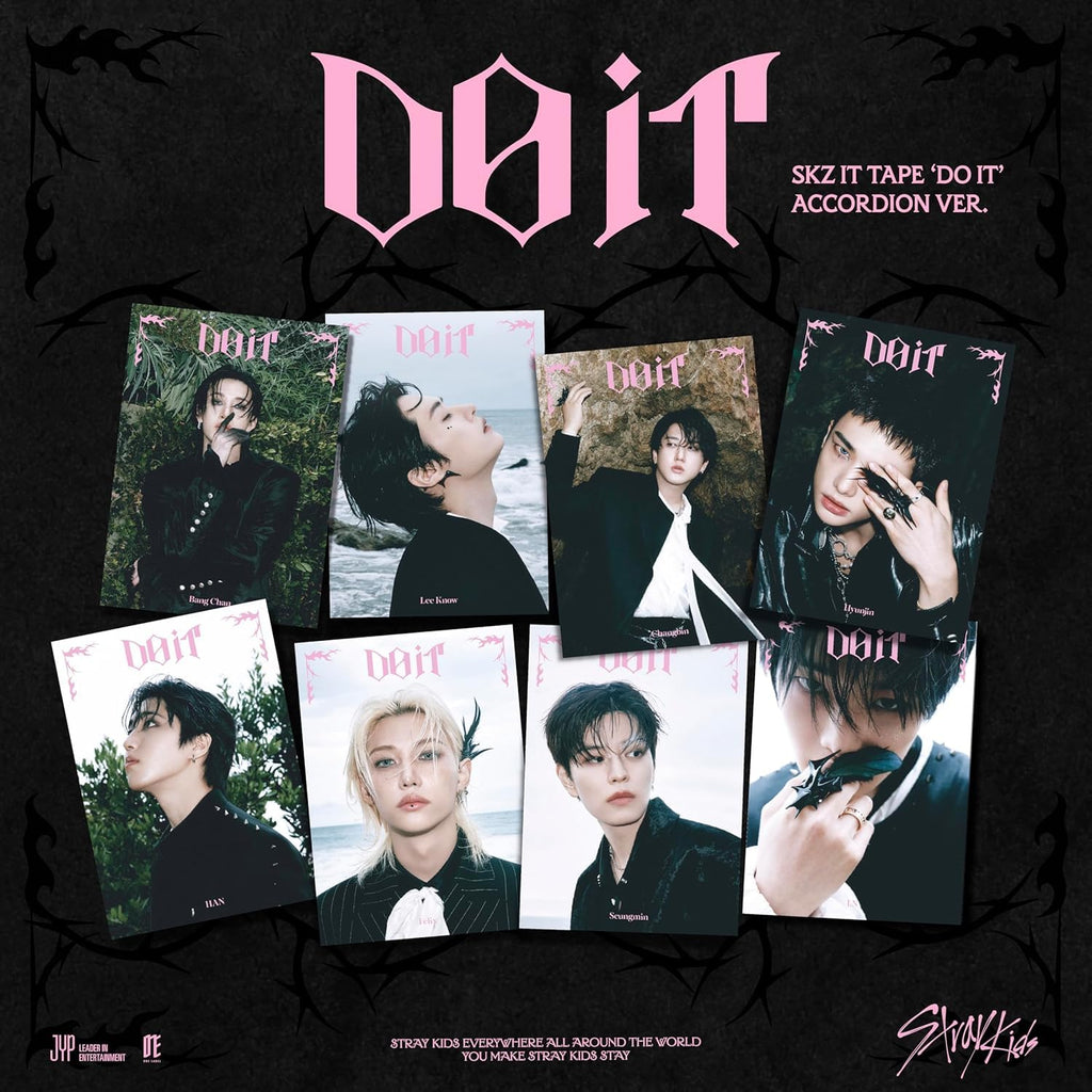 Stray Kids SKZ IT TAPE DO IT Album (ACCORDION VER ALL 8 VER SET)