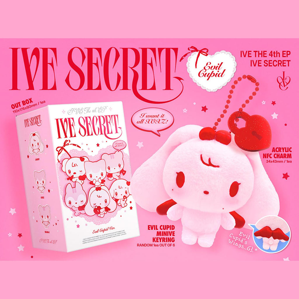 IVE - THE 4th EP [IVE SECRET] (EVIL CUPID Ver. PLATFORM / Random)