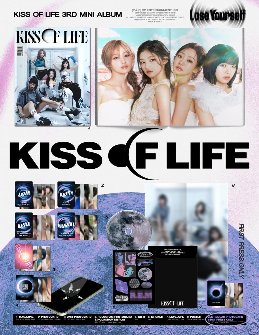 KISS OF LIFE - LOSE YOURSELF 3rd Mini Album (Magazine Ver.)